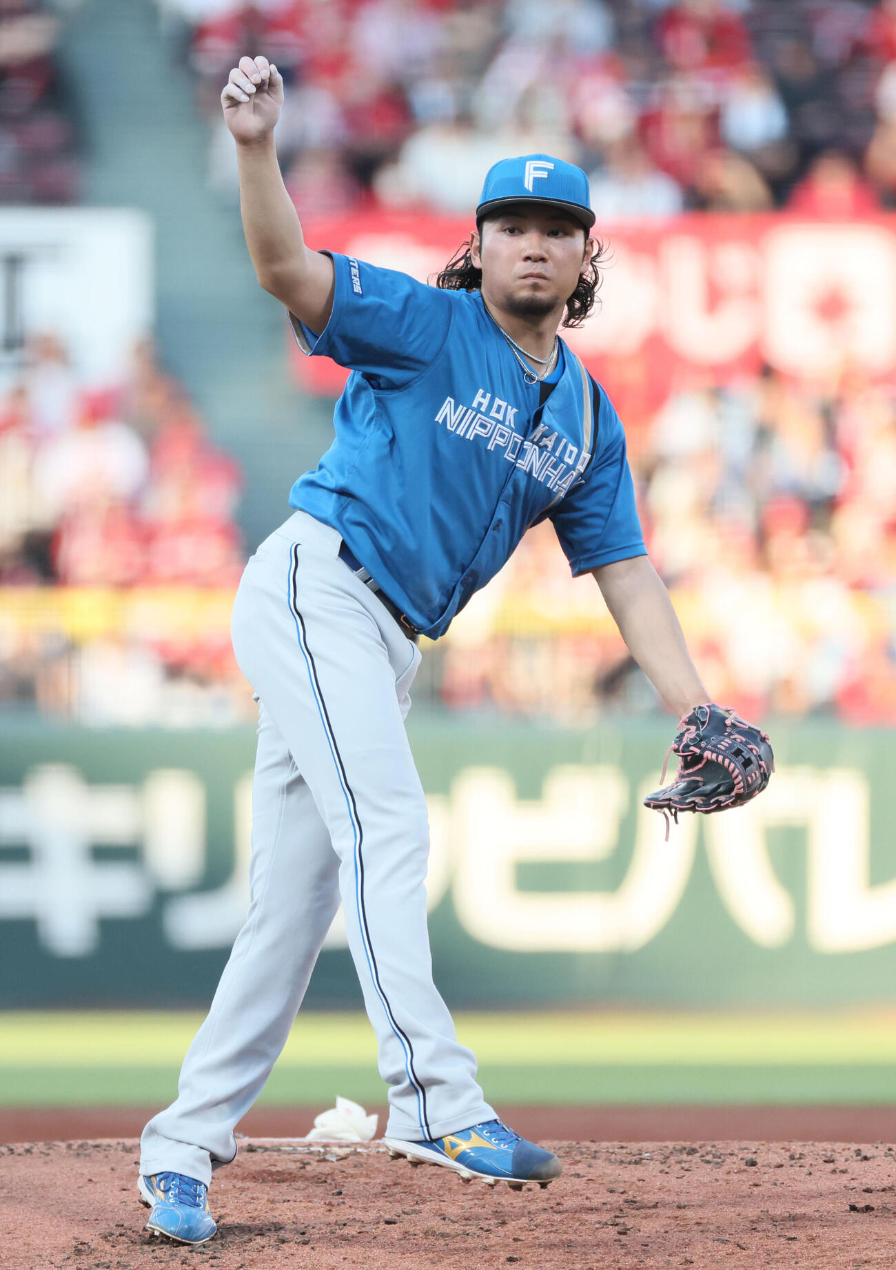 広島対日本ハム　日本ハム先発の伊藤大海（撮影・加藤孝規）