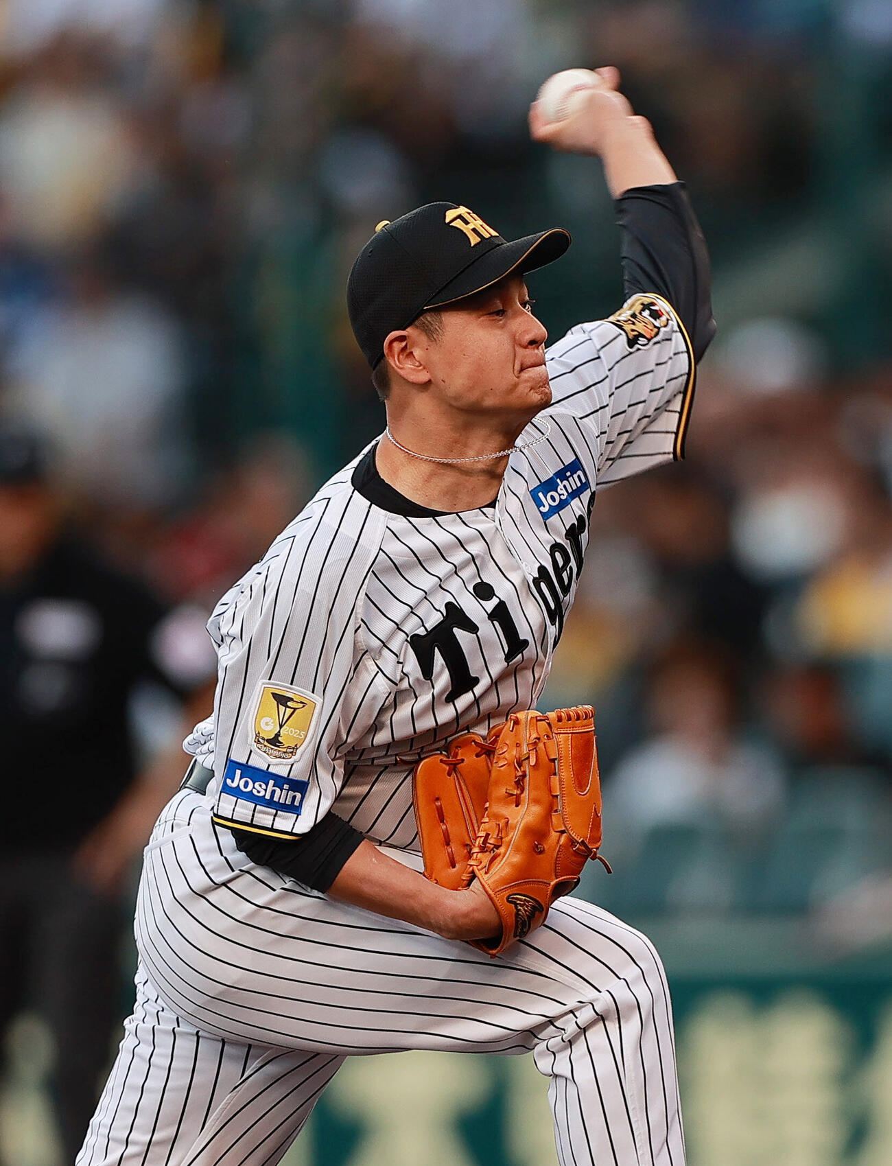 阪神対西武　阪神先発の大竹耕太郎（撮影・上山淳一）