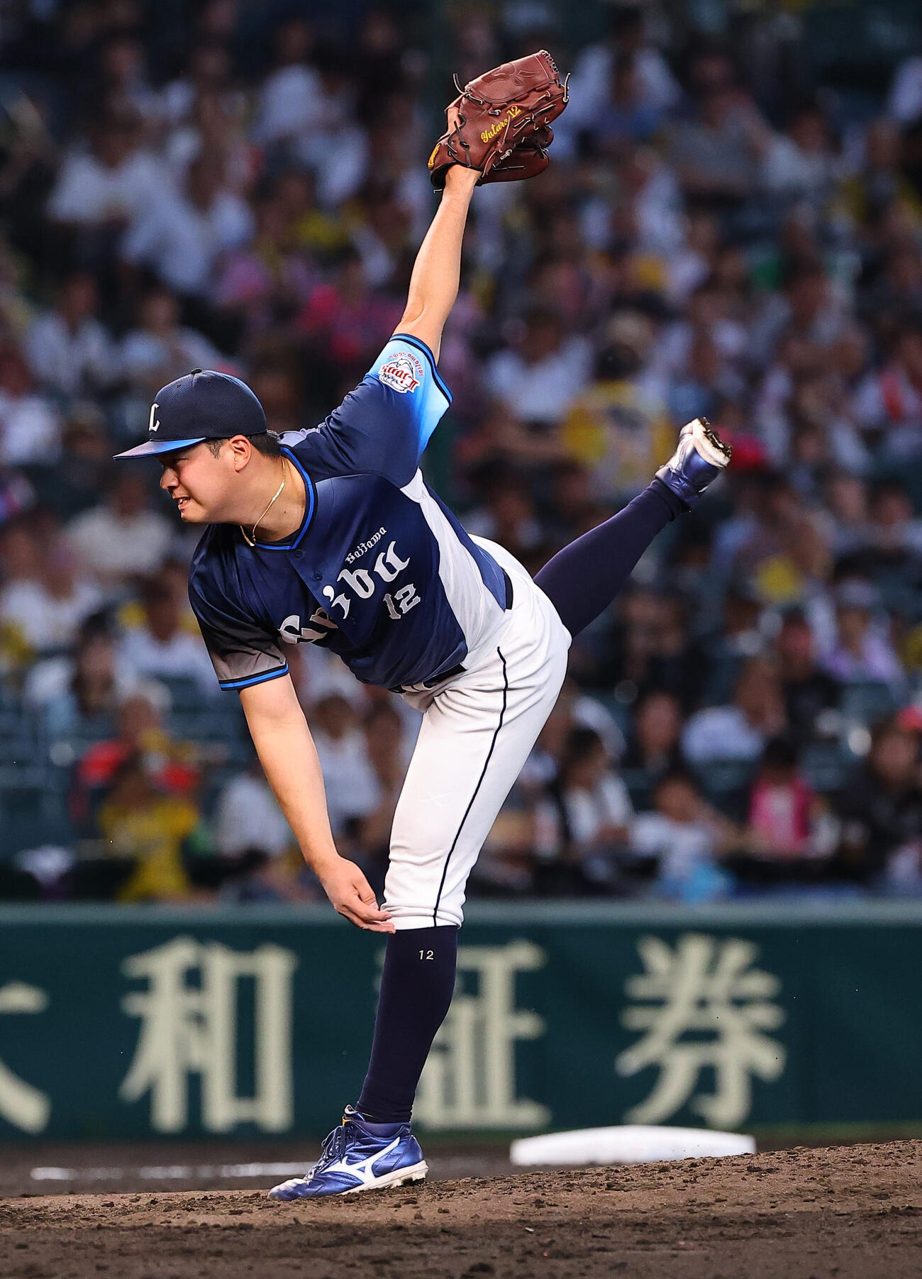 阪神対西武　力投を見せる西武渡辺勇太朗（撮影・上田博志）