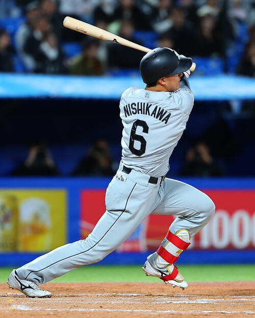 【ロッテ】２年目西川史礁が３割８厘でパ・リーグ首位打者に浮上　高校の先輩、高橋奎二も攻略