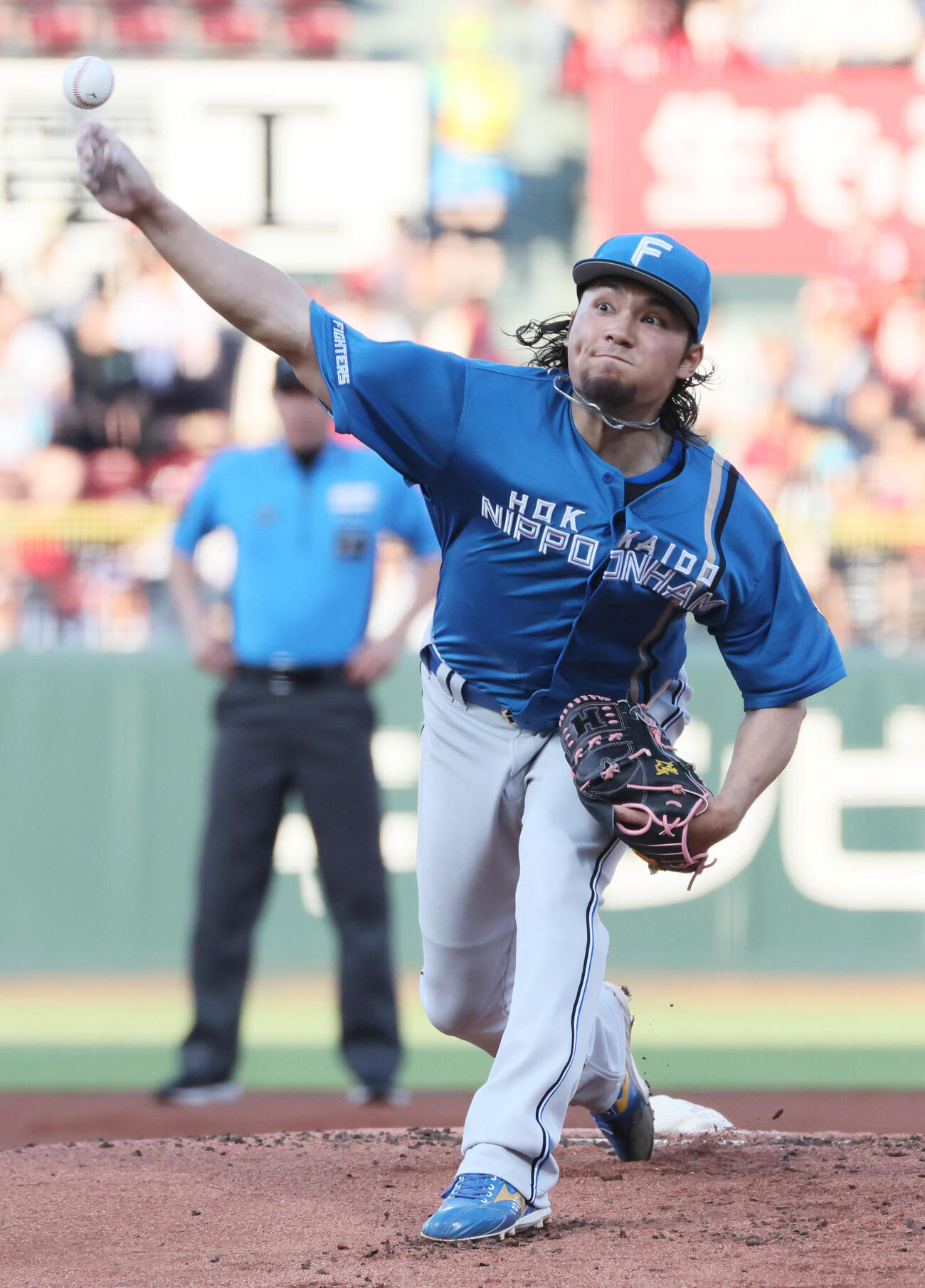 広島対日本ハム　日本ハム先発の伊藤大海（撮影・加藤孝規）