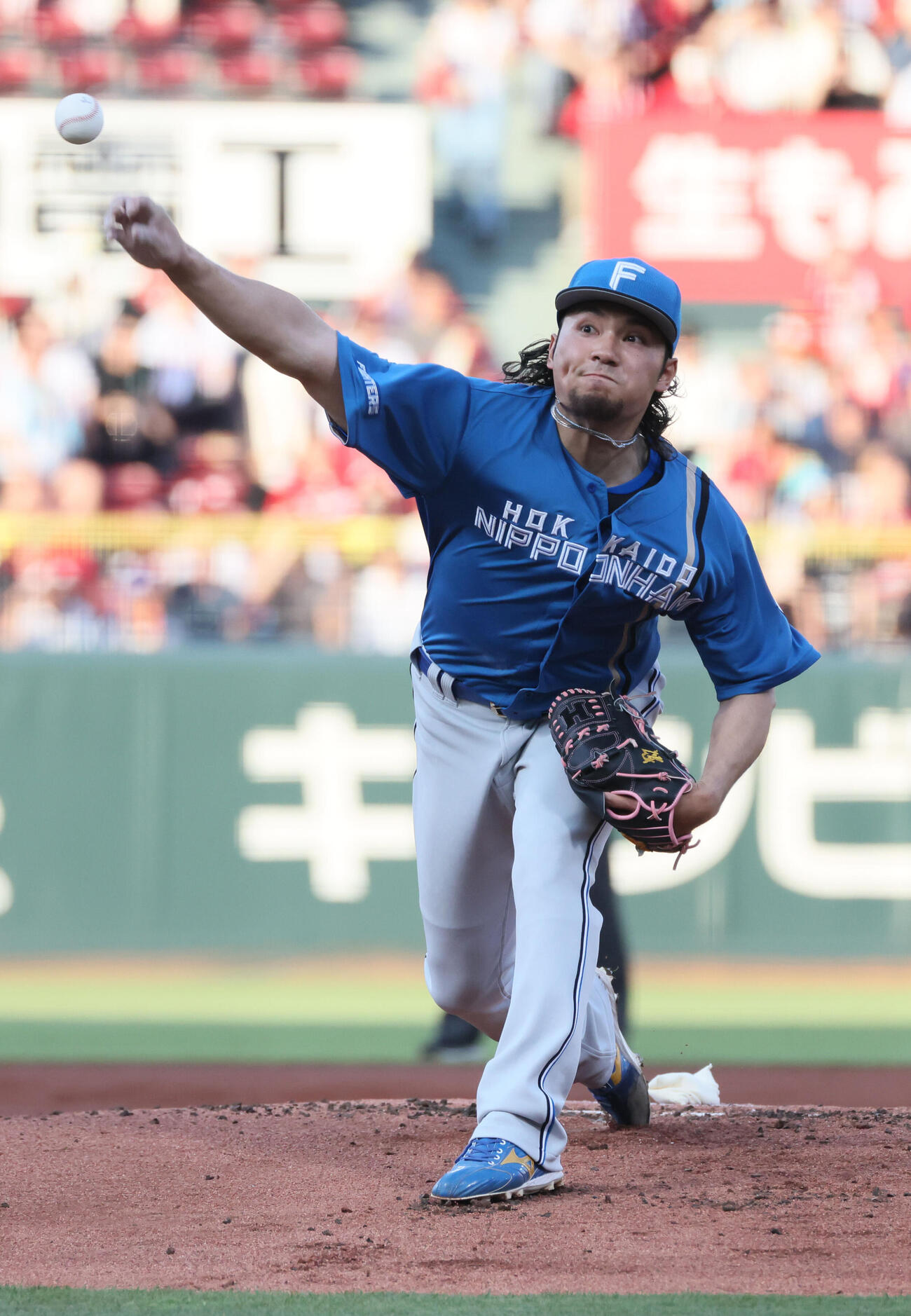 広島対日本ハム　日本ハム先発の伊藤大海（撮影・加藤孝規）