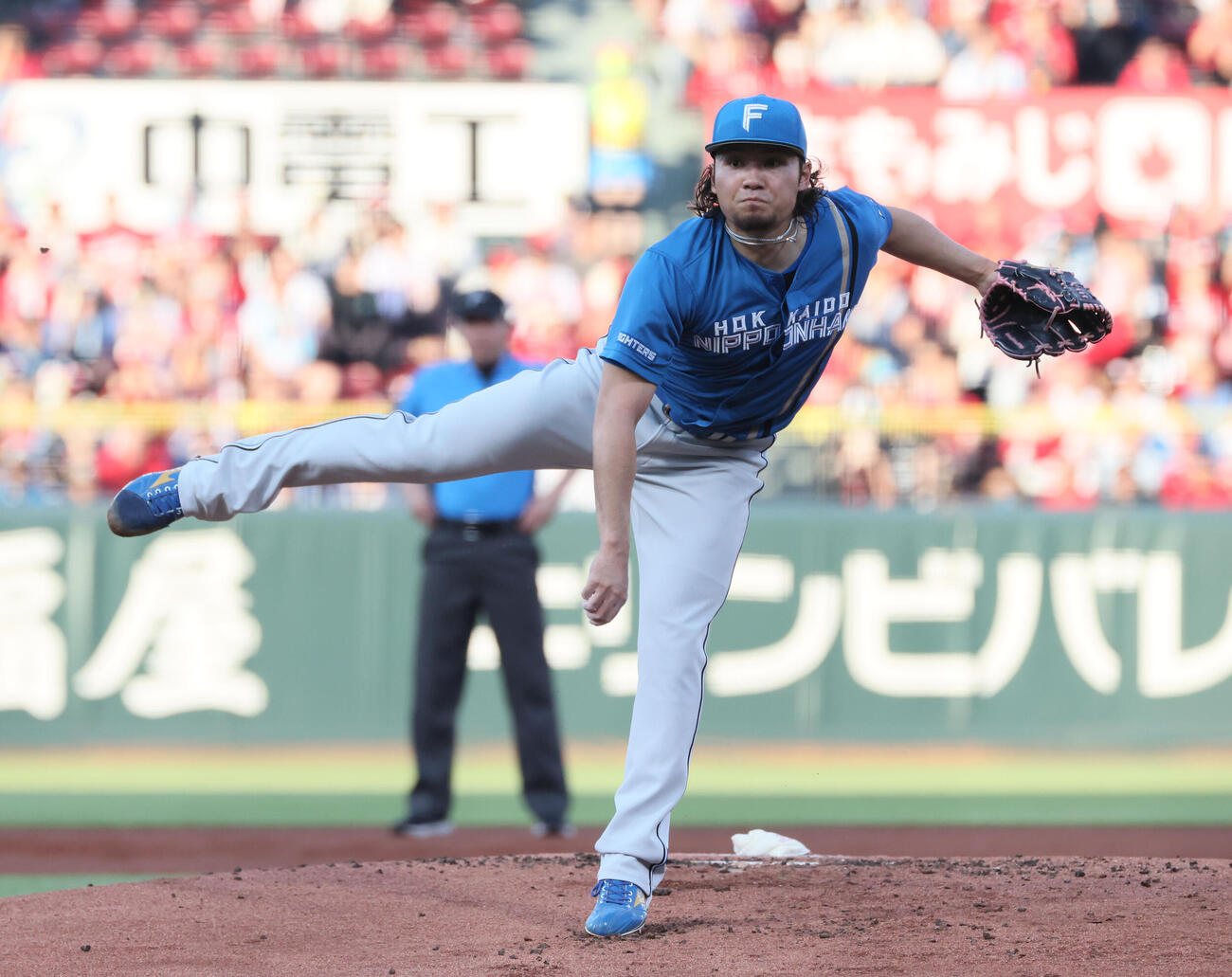 広島対日本ハム　日本ハム先発の伊藤大海（撮影・加藤孝規）