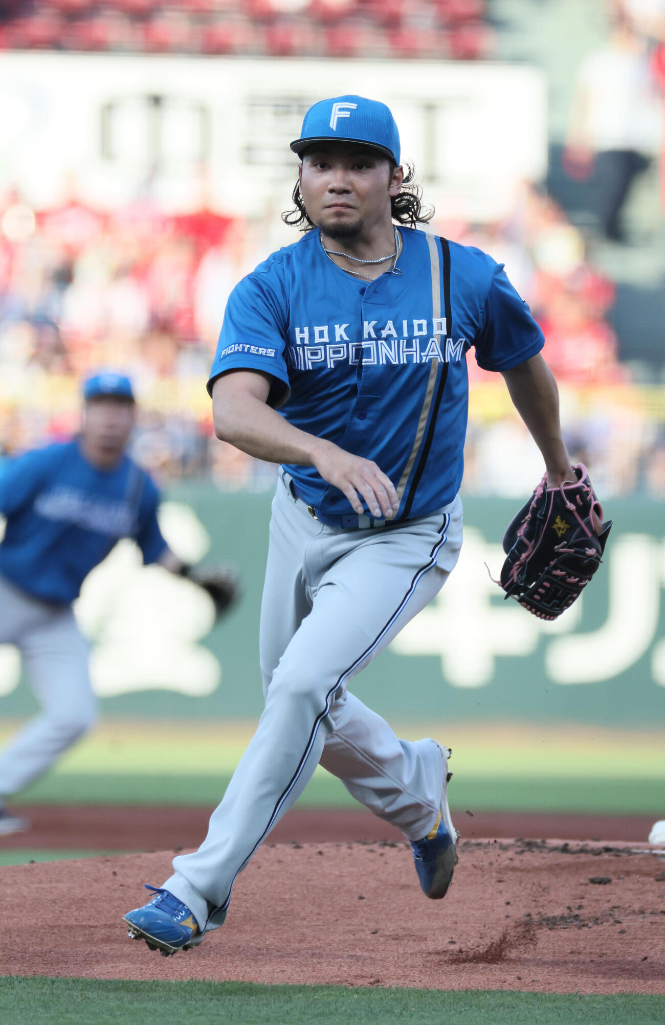 広島対日本ハム　日本ハム先発の伊藤大海（撮影・加藤孝規）