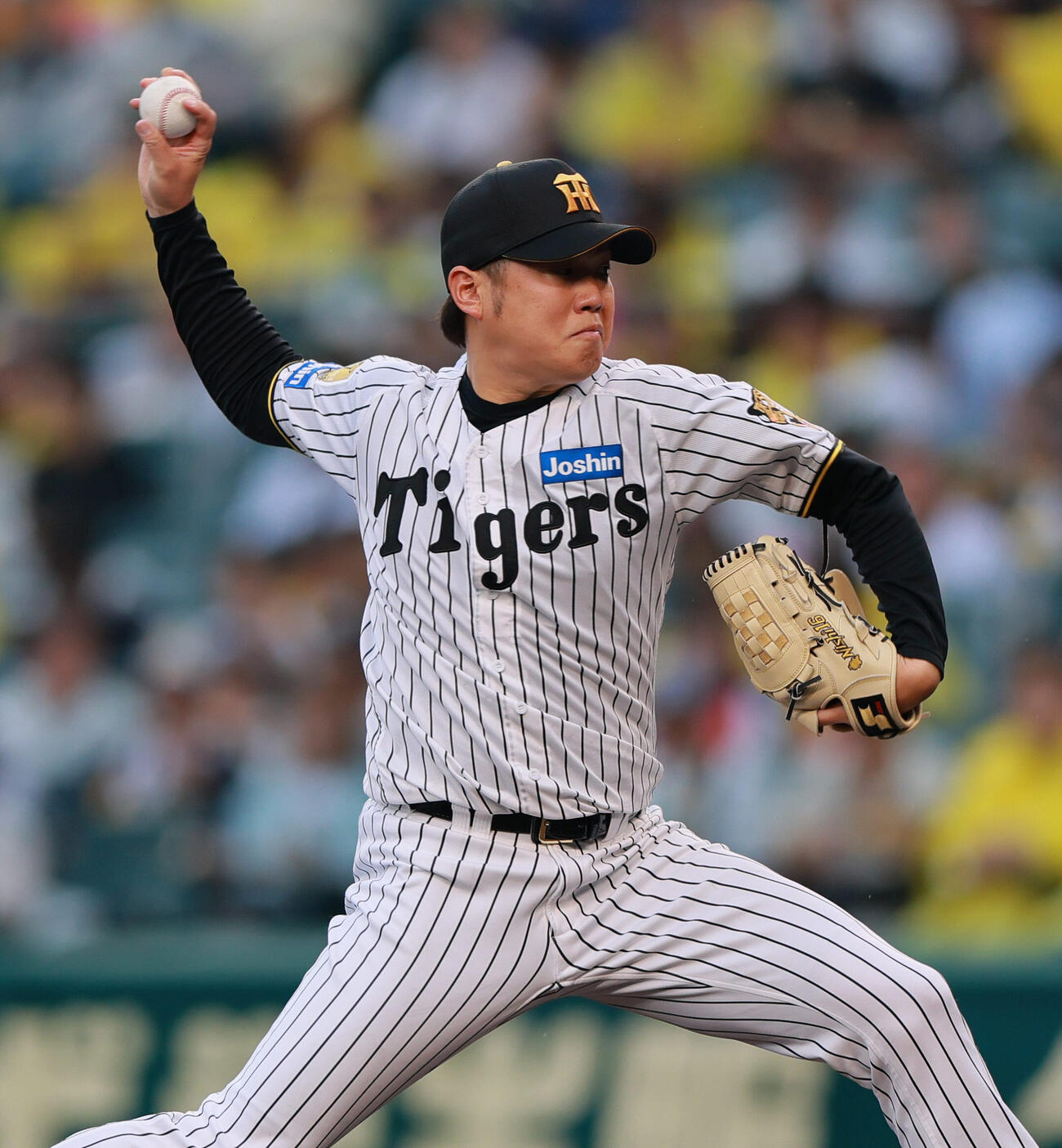阪神対西武　阪神先発の西勇輝（撮影・上山淳一）