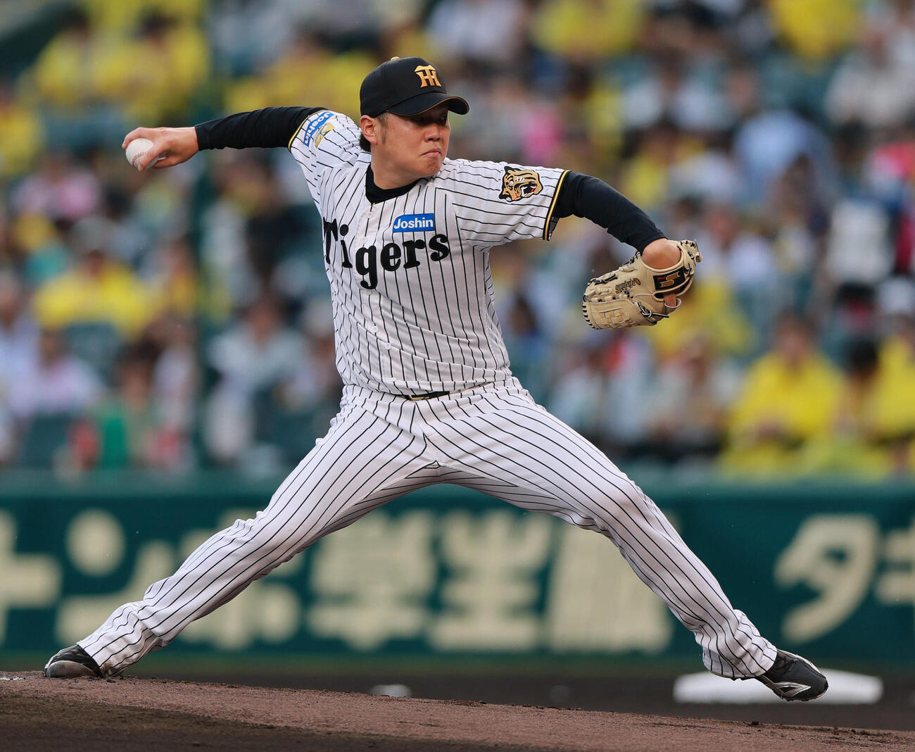 阪神対西武　阪神先発の西勇輝（撮影・上山淳一）