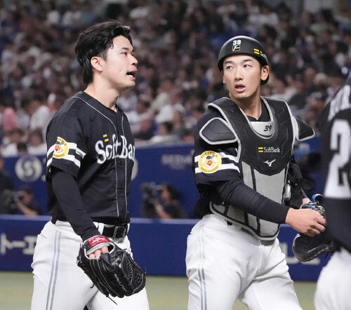 【ソフトバンク】３日左手首痛で途中交代の山本祐大、抹消せず様子見　グラウンドに姿は見せず