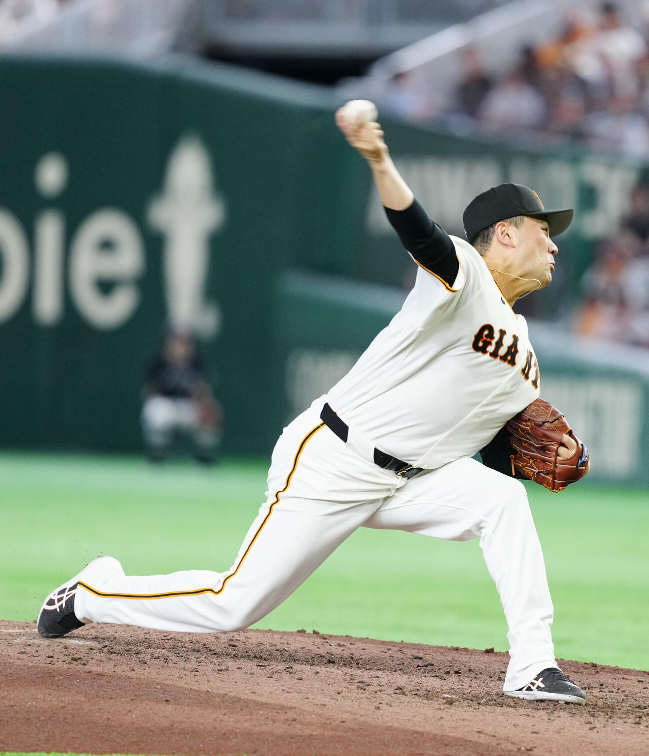 巨人対オリックス　力投する巨人先発の田中将大（撮影・江口和貴）