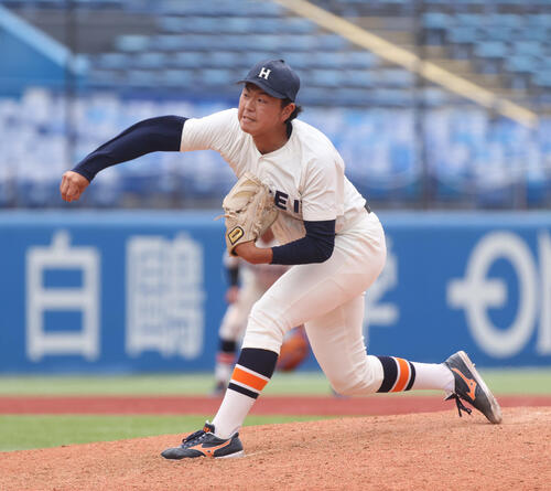 宮本慎也氏長男の法大・宮本恭佑、神宮初マウンドで清原和博氏次男を打ち取る