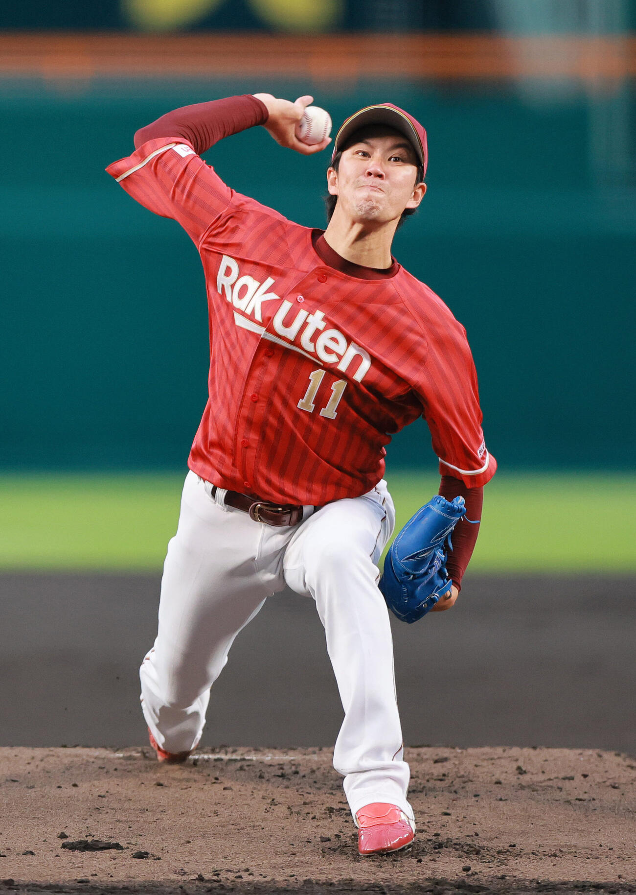 阪神対楽天　力投する楽天先発の岸孝之（撮影・上山淳一）
