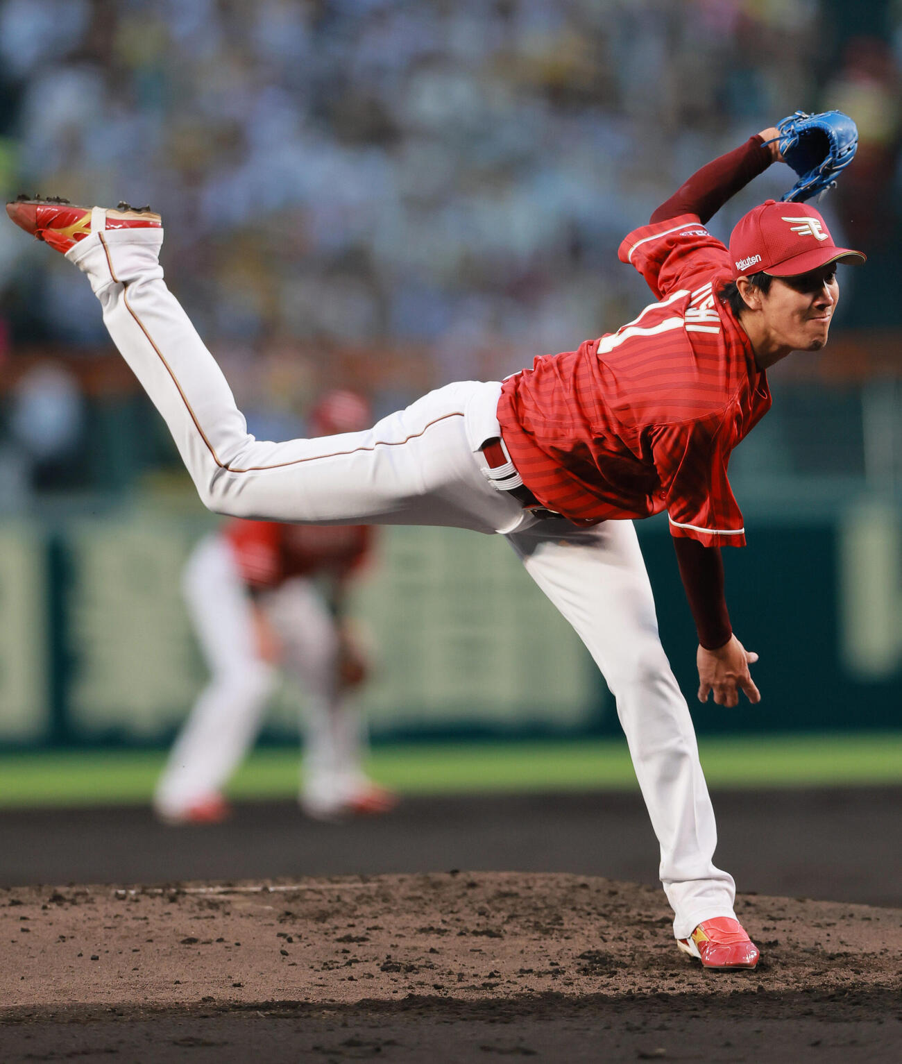 阪神対楽天　力投する楽天先発の岸孝之（撮影・上山淳一）