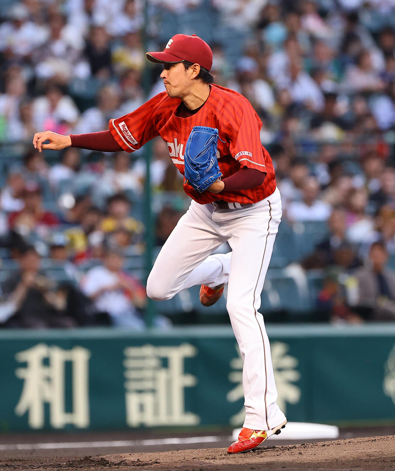 阪神対楽天　楽天先発の岸孝之（撮影・上田博志）