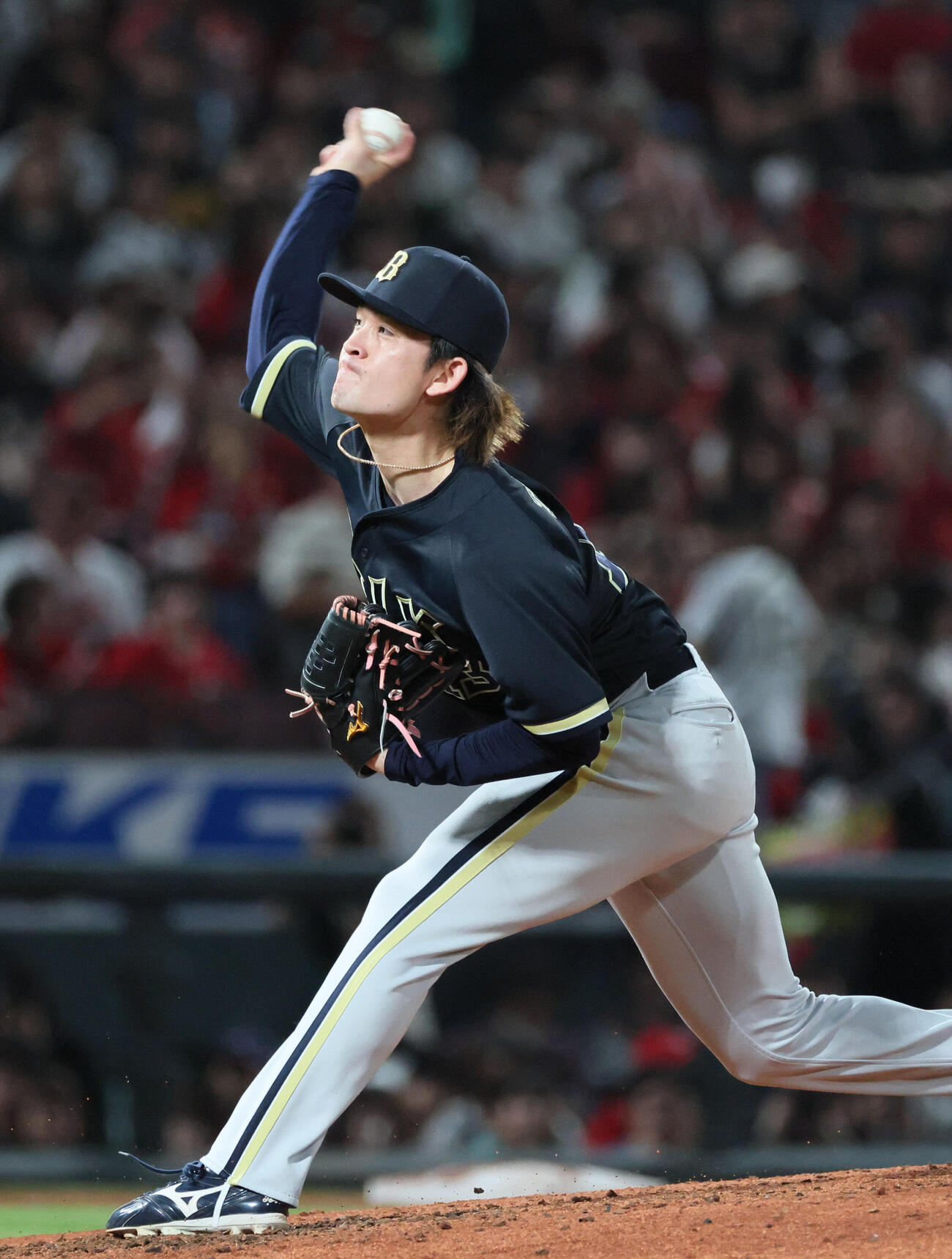 広島対オリックス　7回裏広島、オリックス3番手の寺西成騎（撮影・加藤孝規）