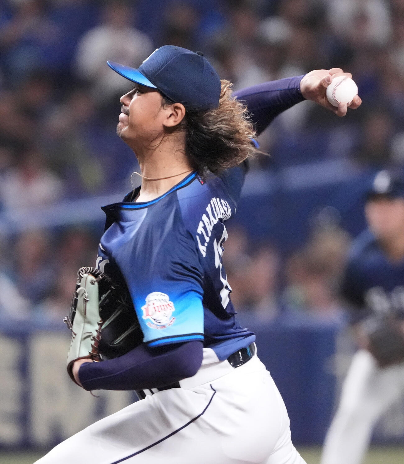 中日対西武　1回裏、登板する西武先発の高橋光成（撮影・森本幸一）