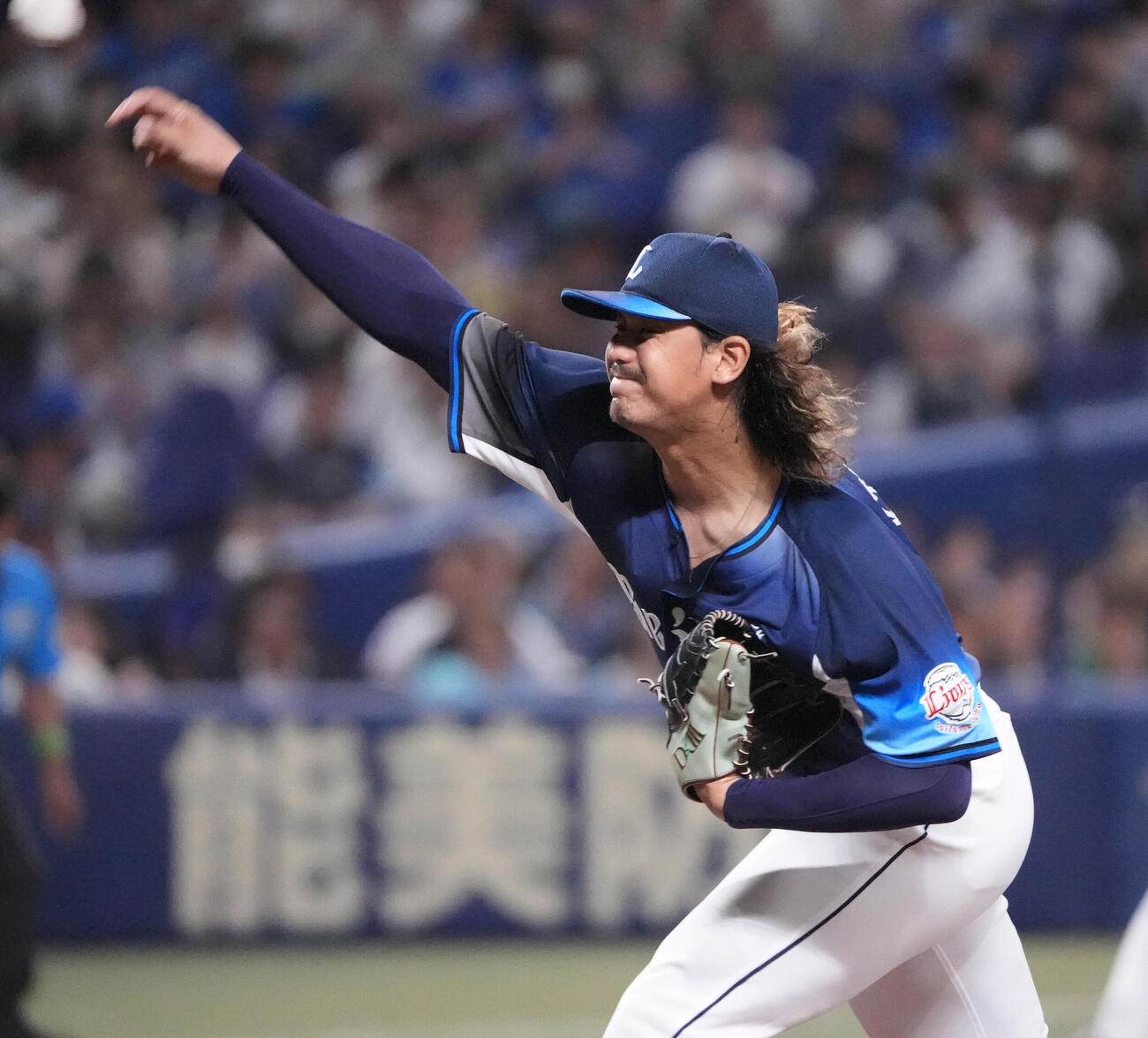 中日対西武　1回裏、登板する西武先発の高橋光成（撮影・森本幸一）