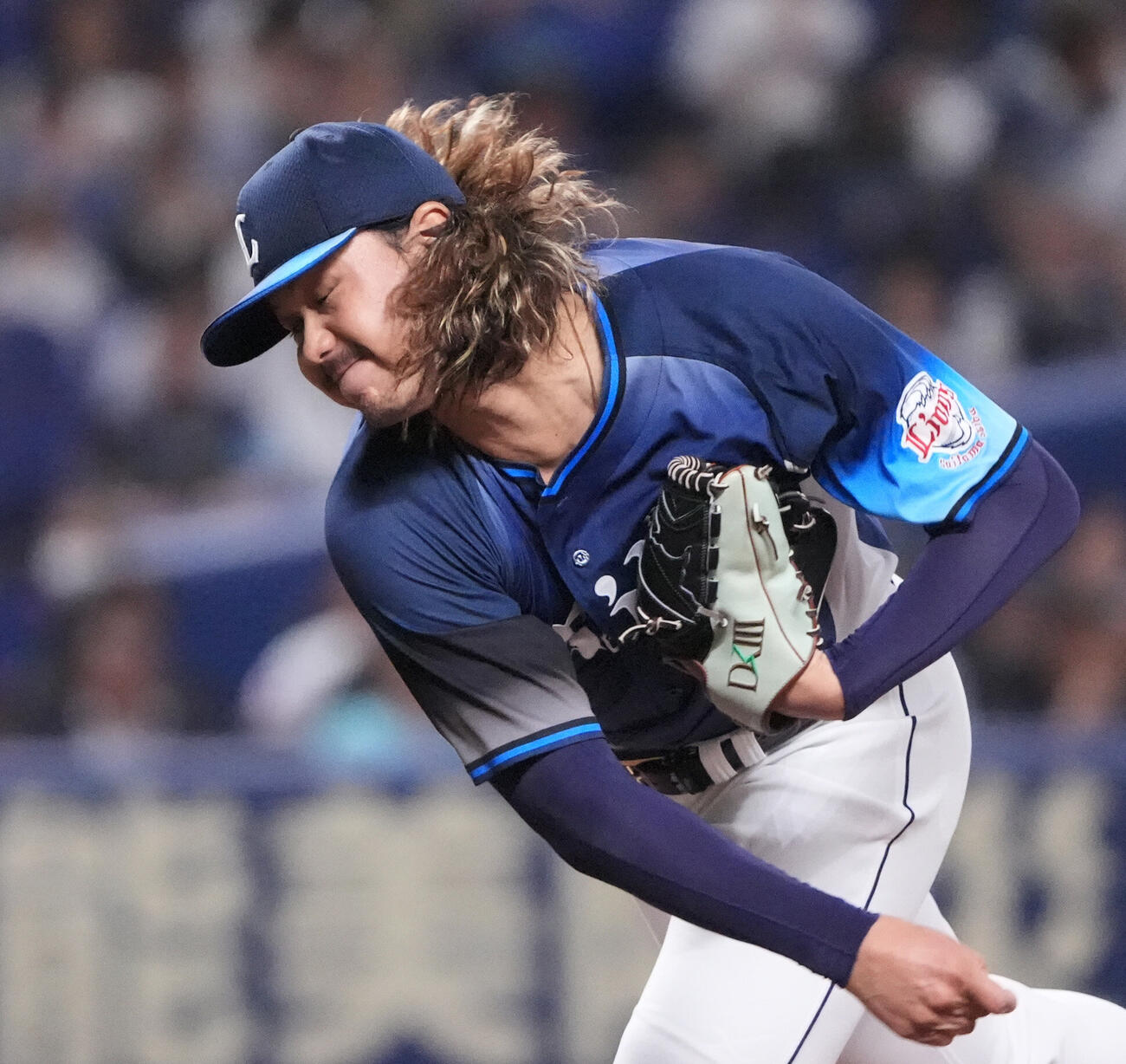 中日対西武　力投する西武先発の高橋光成（撮影・森本幸一）