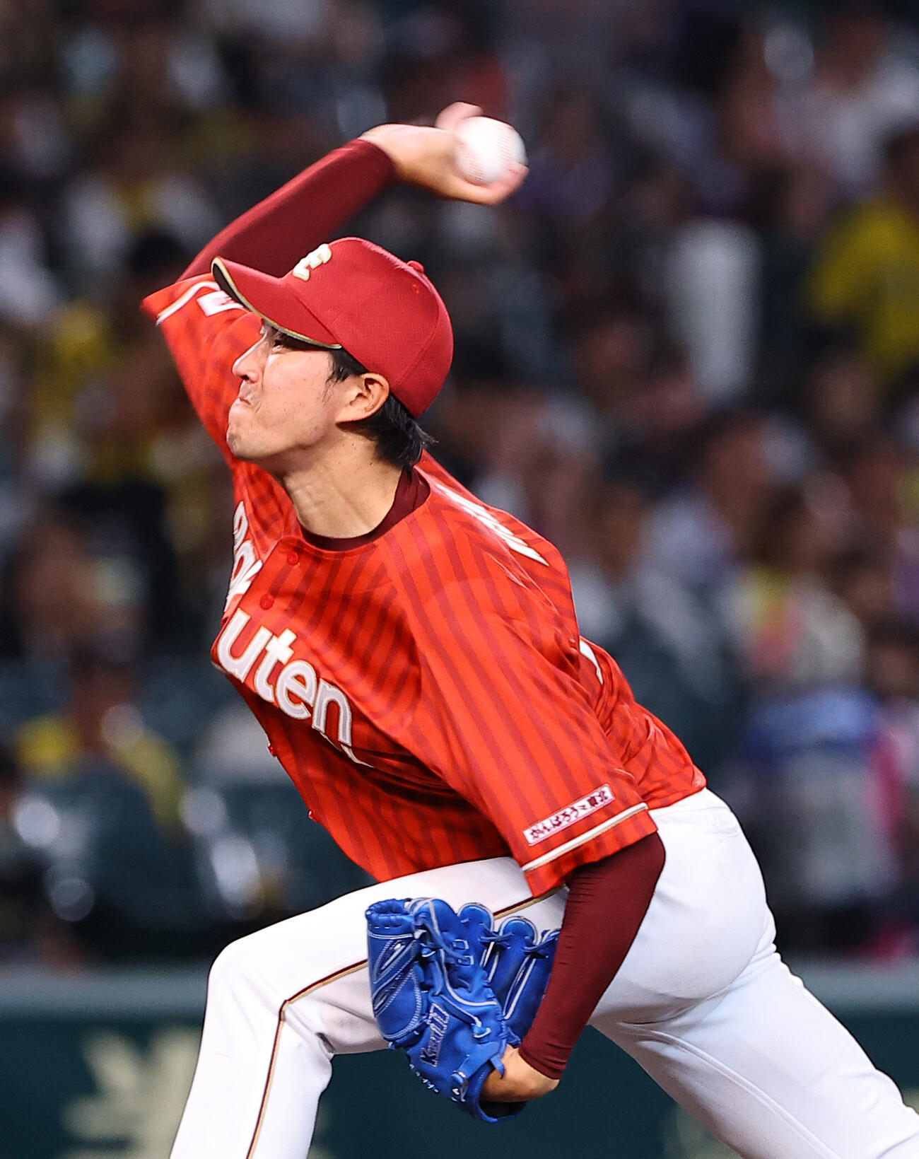 阪神対楽天　楽天先発の岸孝之（撮影・上田博志）