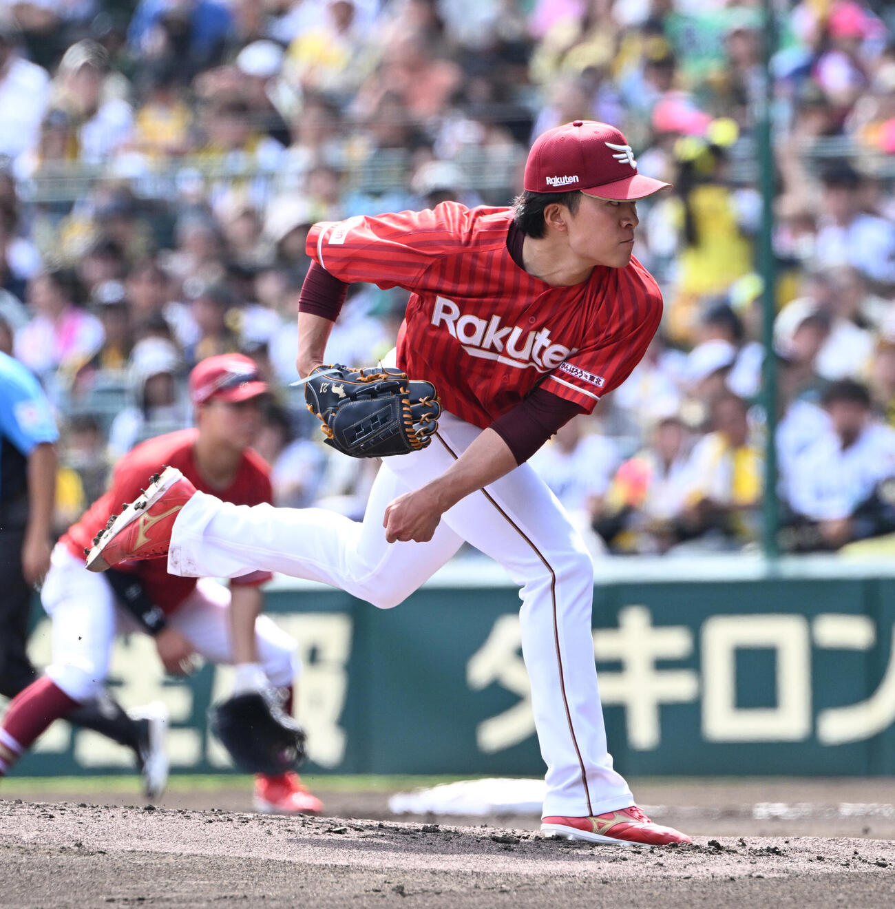 阪神対楽天　先発する楽天早川隆久（撮影・和賀正仁）