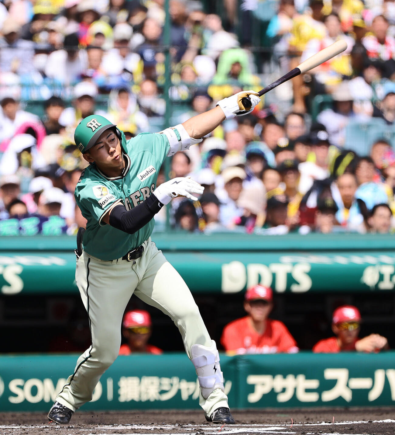 阪神対楽天　1回裏阪神無死、立石正広は三振に倒れる（撮影・上田博志）