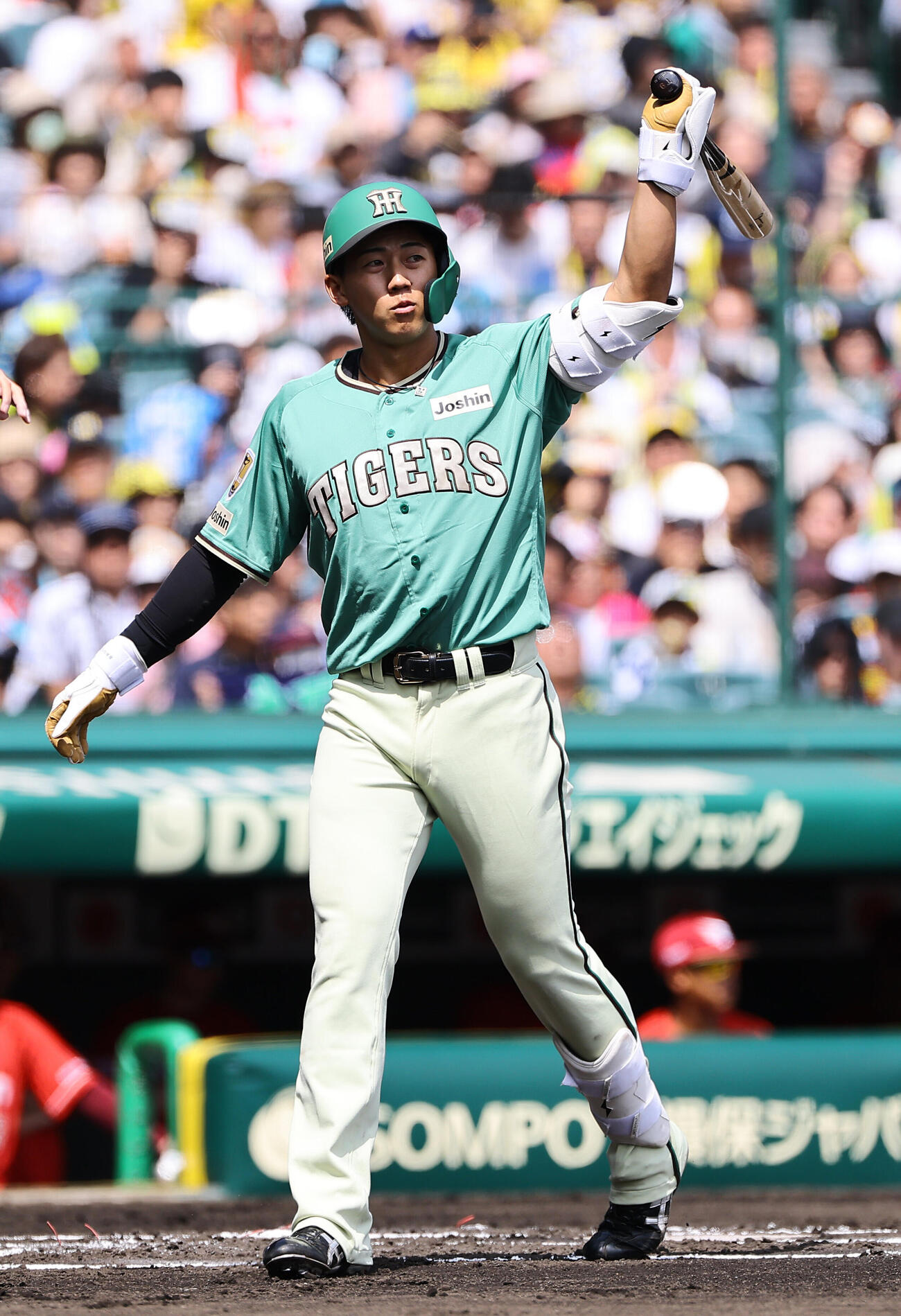 阪神対楽天　1回裏阪神無死、立石正広は三振に倒れる（撮影・上田博志）