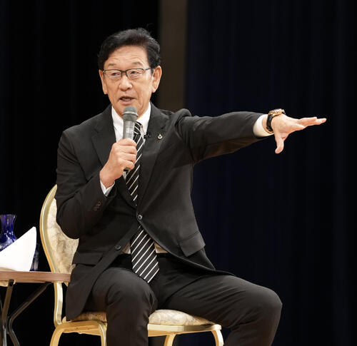 【大学選手権】日本ハム栗山英樹CBOがトークショー「『勝ちたい』という思いが一緒になれば」