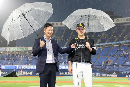【ソフトバンク】雨の横浜で６年目伊藤優輔がうれしい初勝利「昨日は家族が来ていたんです…」