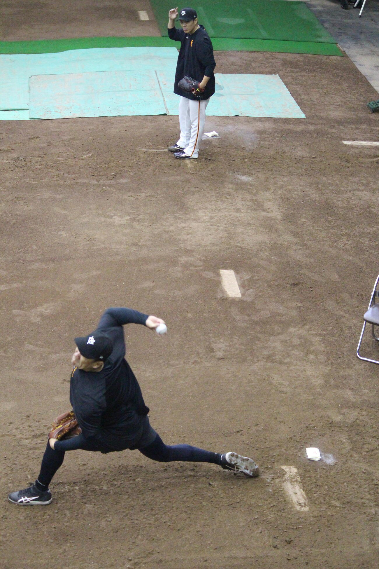 巨人田中将大投手、則本昂大投手が楽天3連戦へ向けて調整