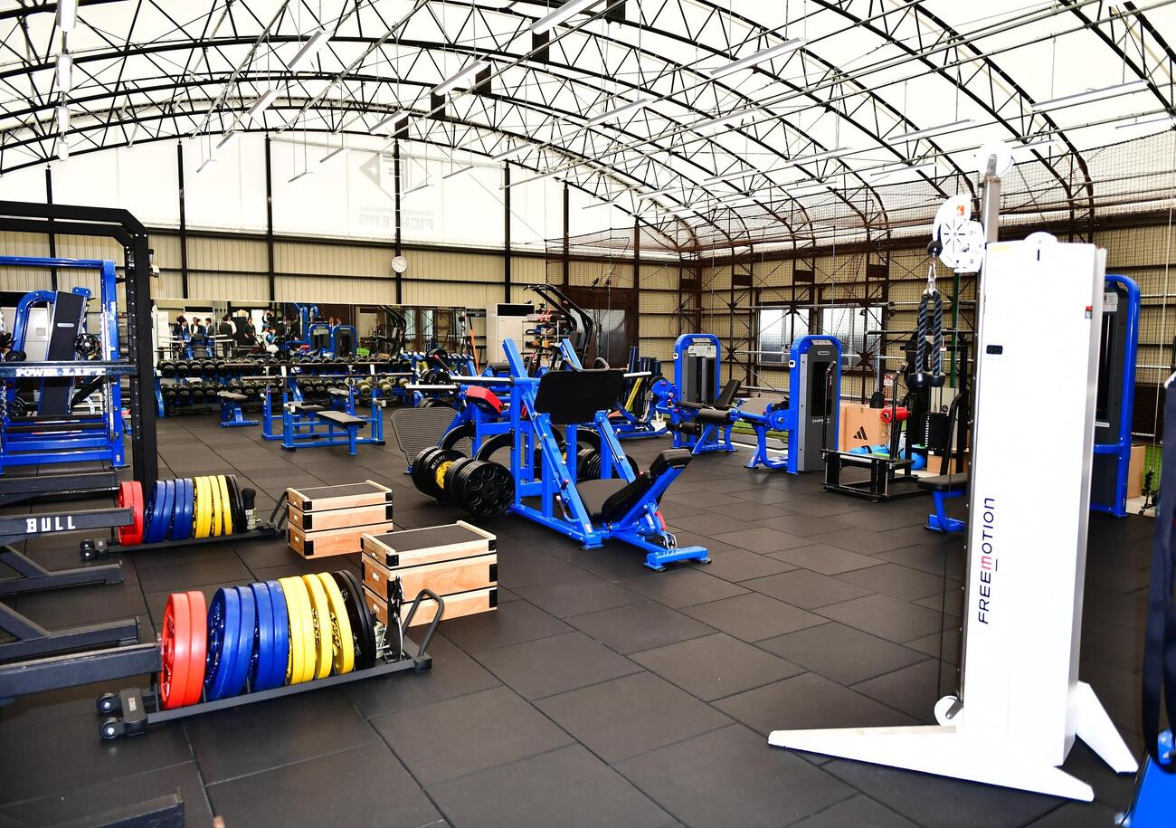 日本ハムの新施設「F PERFORMANCE LAB」内観