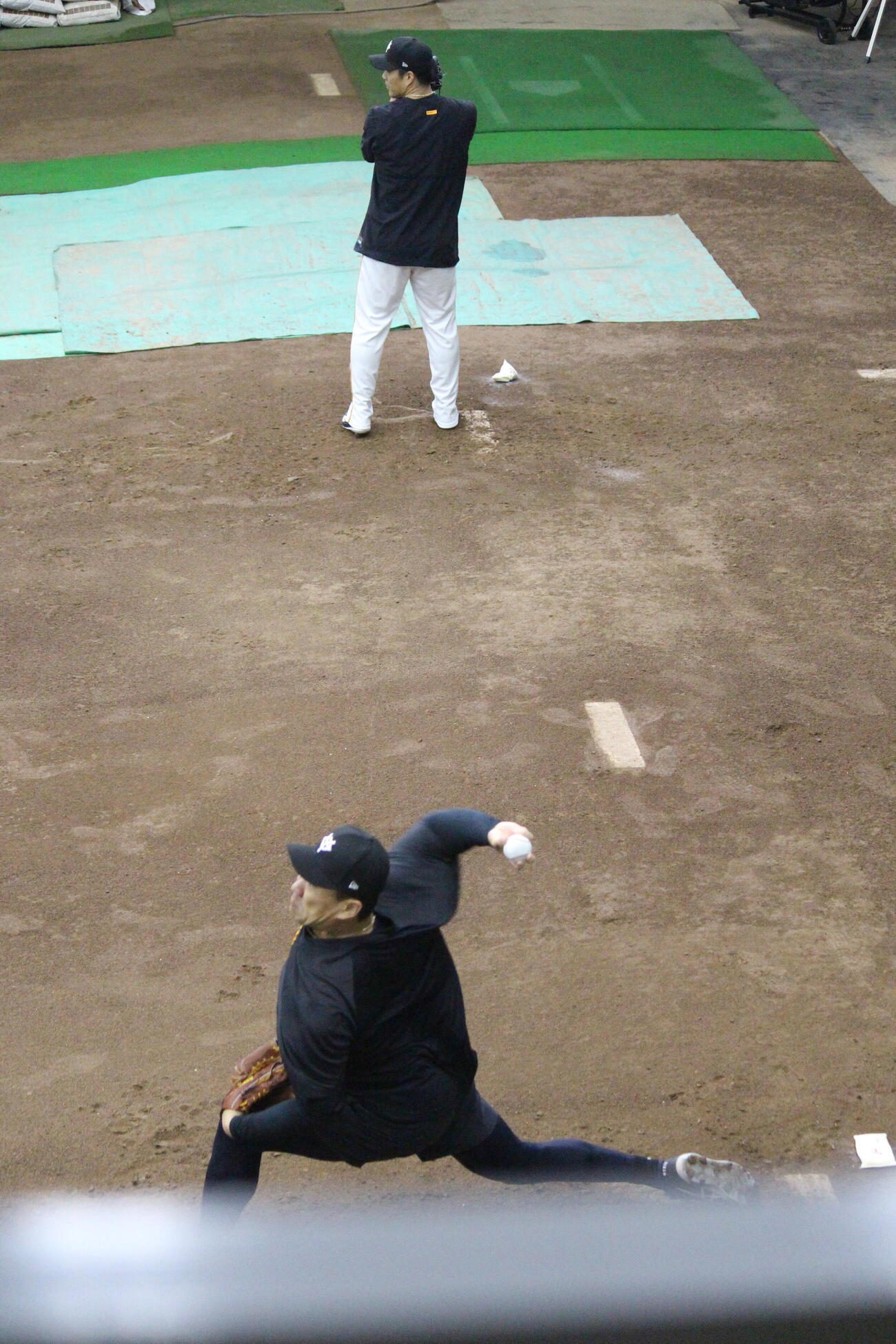 巨人田中将大投手、則本昂大投手が楽天3連戦へ向けて調整