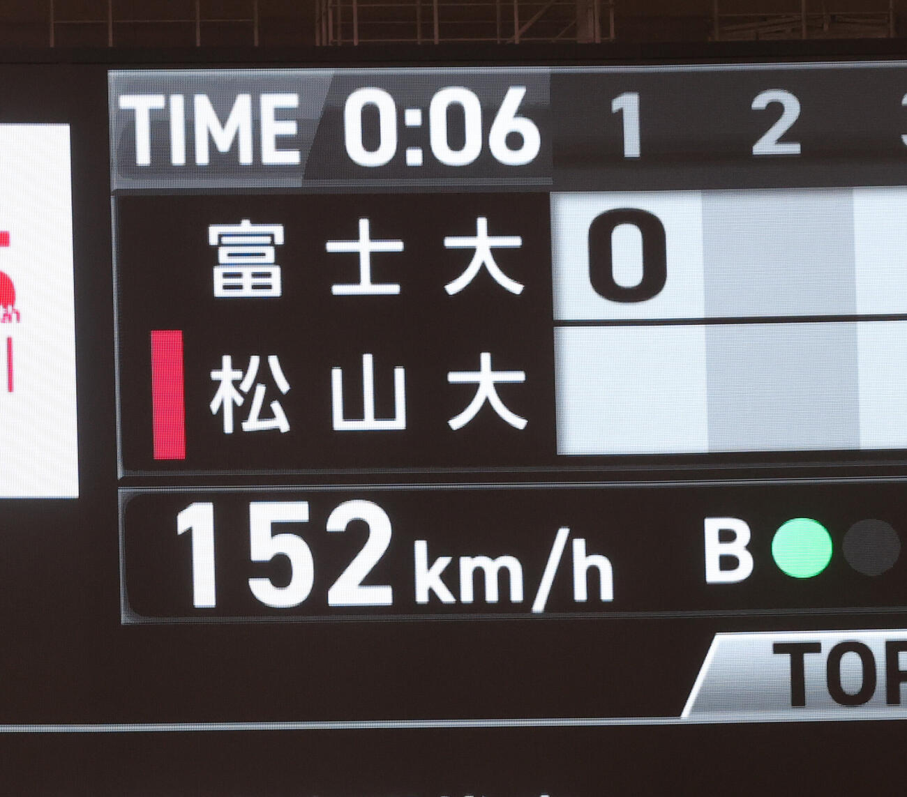 富士大対松山大　先発した富士大・角田楓斗は最速152キロを記録（撮影・柴田隆二）　