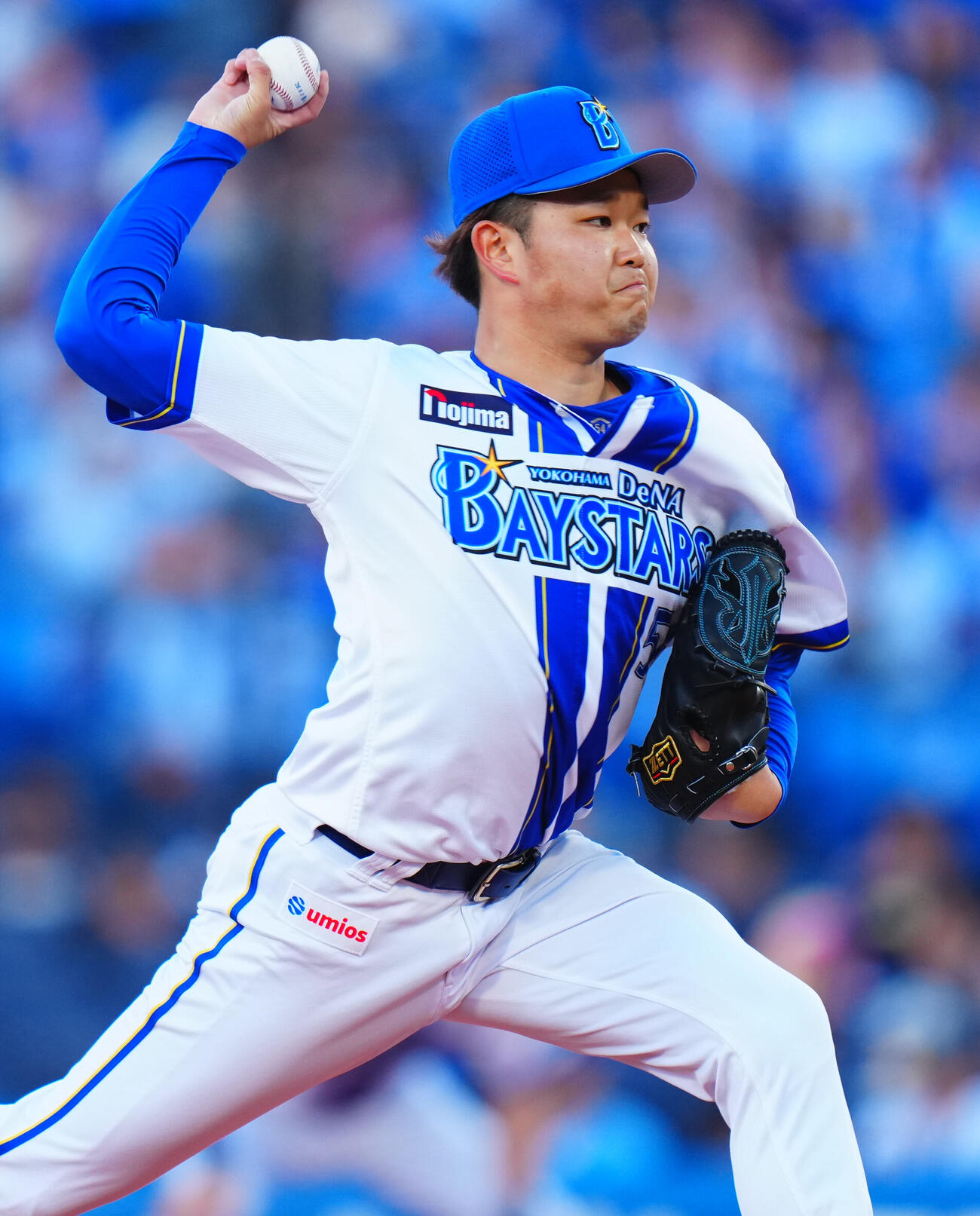 DeNA石田裕太郎（2026年6月3日撮影）