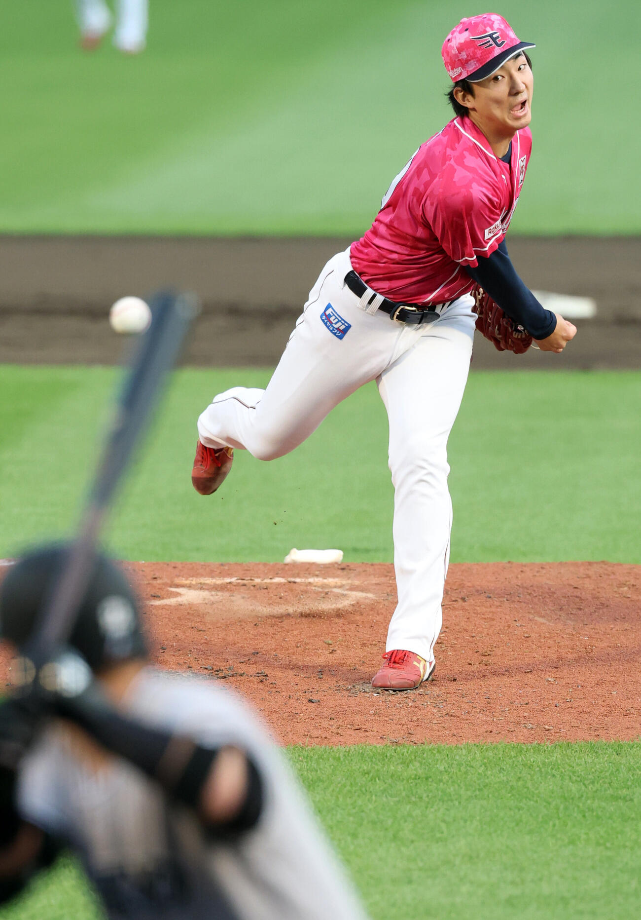 楽天対巨人　力投する楽天先発の荘司康誠（撮影・浅見桂子）＝2026年6月9日