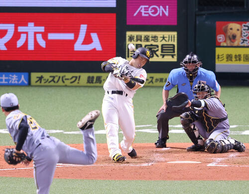 【ソフトバンク】近藤健介10号２ラン「インコースに対してうまく体を回転することができた」