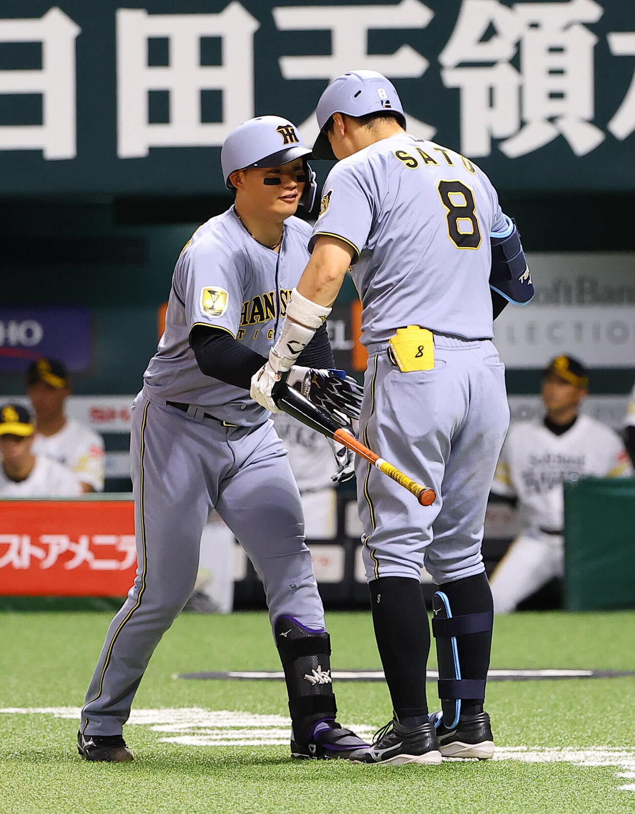 ソフトバンク対阪神　6回表阪神無死、森下翔太はソロ本塁打を放つ（撮影・上田博志）
