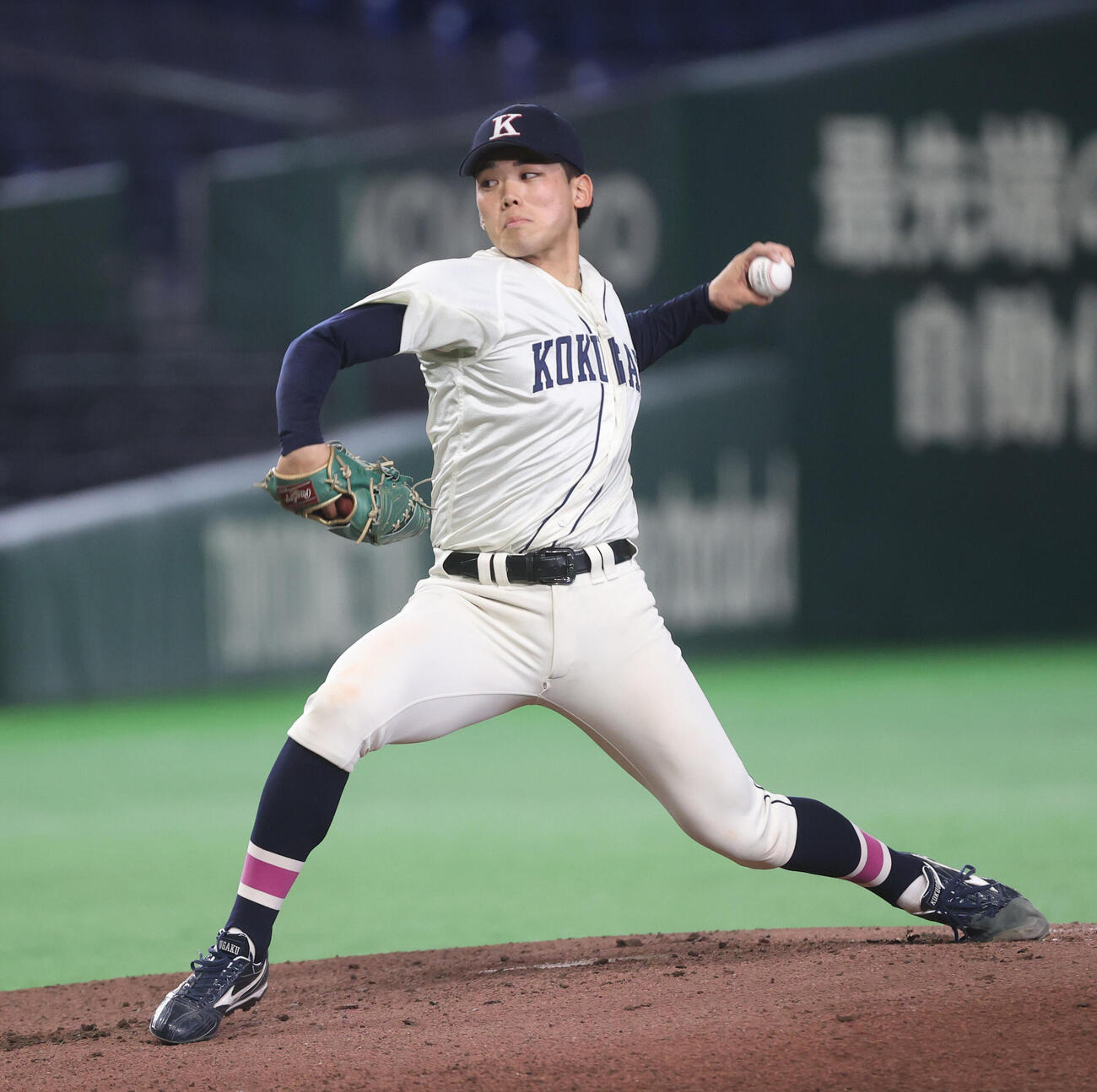 国学院大対横浜商大　先発した国学院大・藤本士生（撮影・柴田隆二）（＝2026年6月10日）　