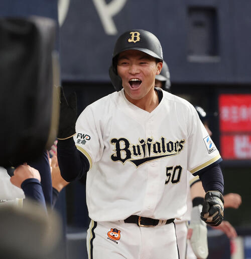 【オリックス】山中稜真「良いところにに飛んでくれた」貴重な追加点　５回一挙７得点の呼び水