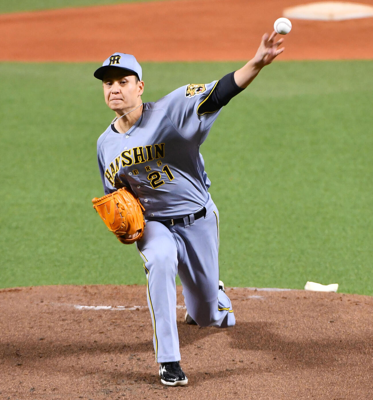 ソフトバンク対阪神　阪神先発の大竹耕太郎（撮影・岩下翔太）