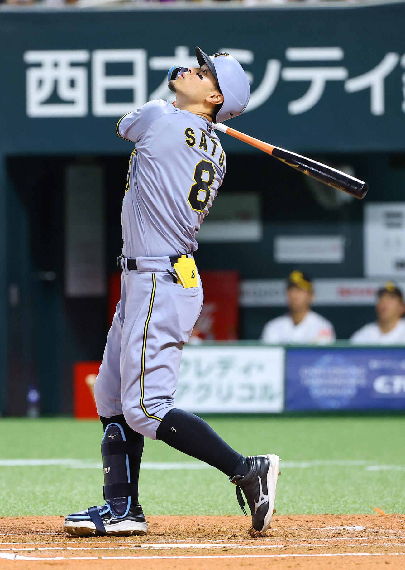 ソフトバンク対阪神　3回表阪神1死一、三塁、佐藤輝明は遊飛に倒れる（撮影・上田博志）