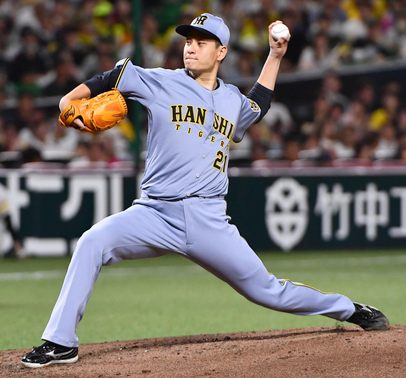 ソフトバンク対阪神　阪神先発の大竹耕太郎（撮影・岩下翔太）