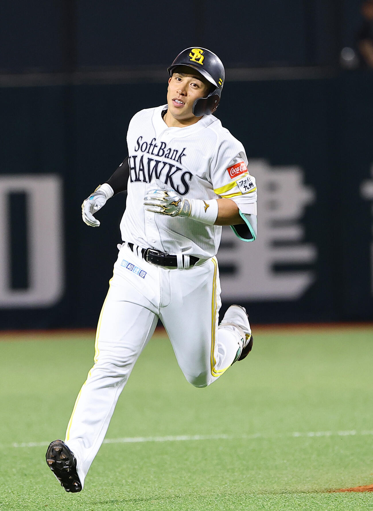 2026年6月9日、ソフトバンク対阪神　4回裏ソフトバンク1死、野村勇は2打席連続本塁打を放つ（撮影・上田博志）