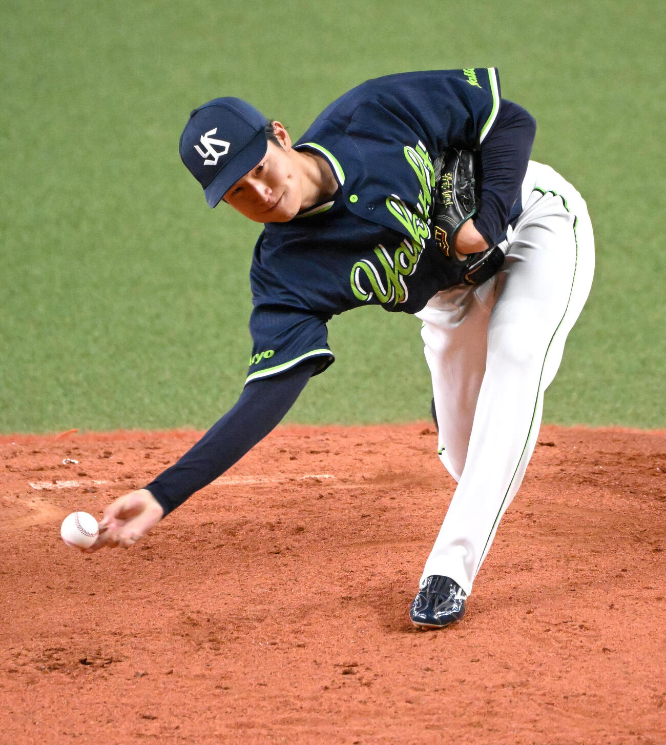 オリックス対ヤクルト　ヤクルト先発の下川隼佑（撮影・石井愛子）