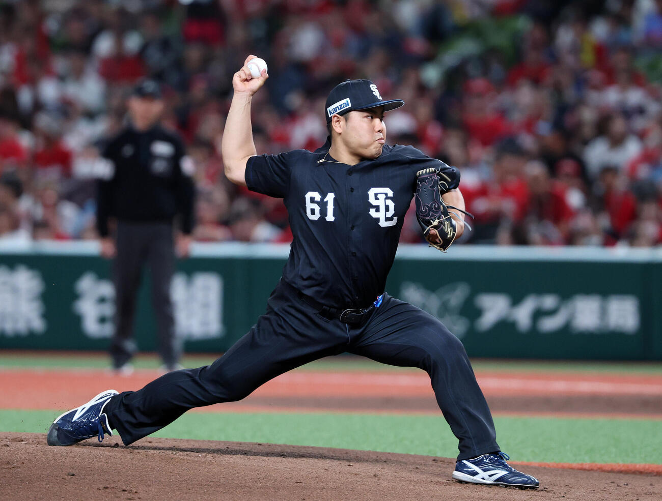 西武対広島　力投する西武先発の平良海馬（撮影・鈴木正人）＝2026年6月11日