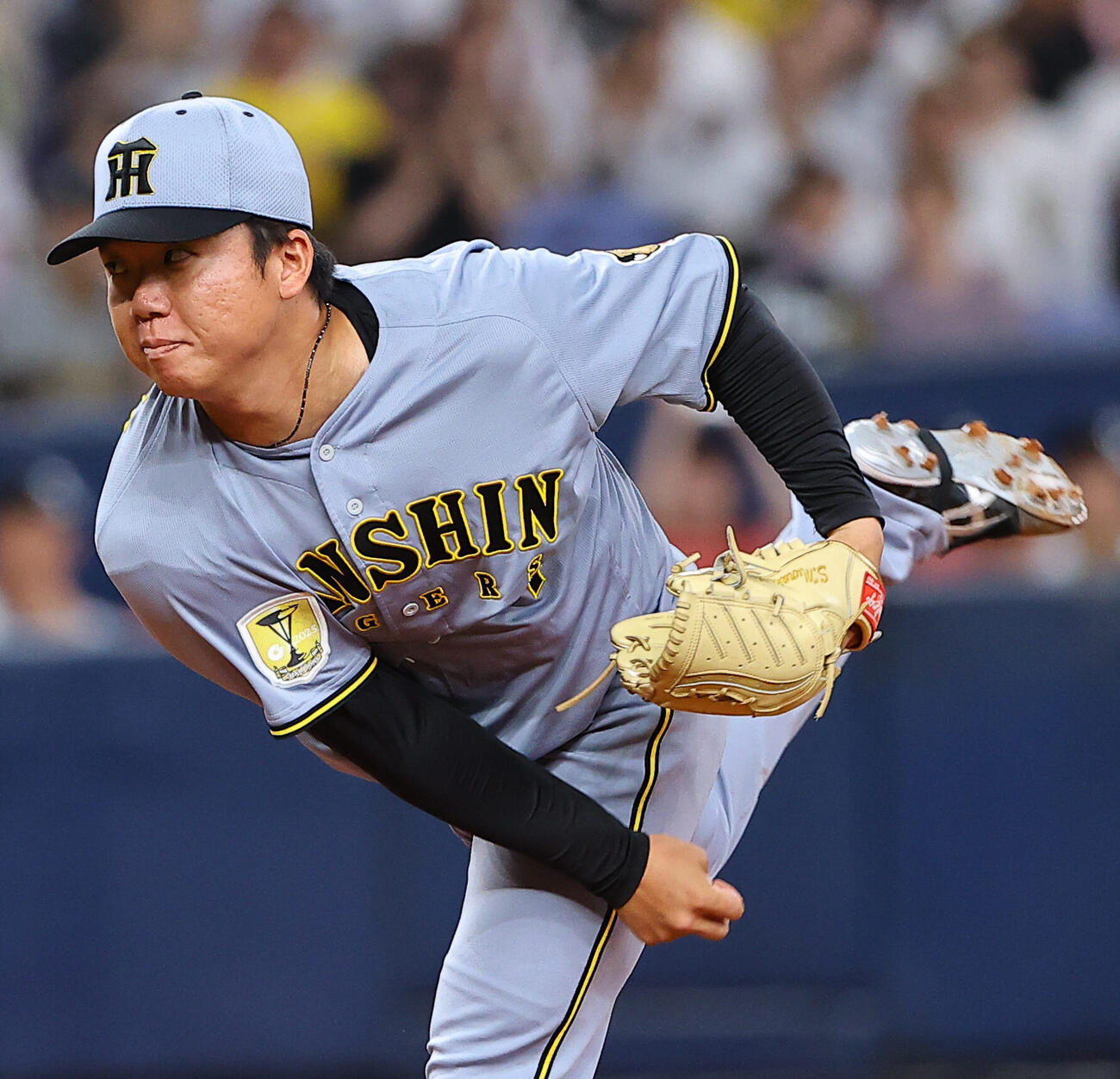 オリックス対阪神　阪神先発の村上頌樹（撮影・上田博志）