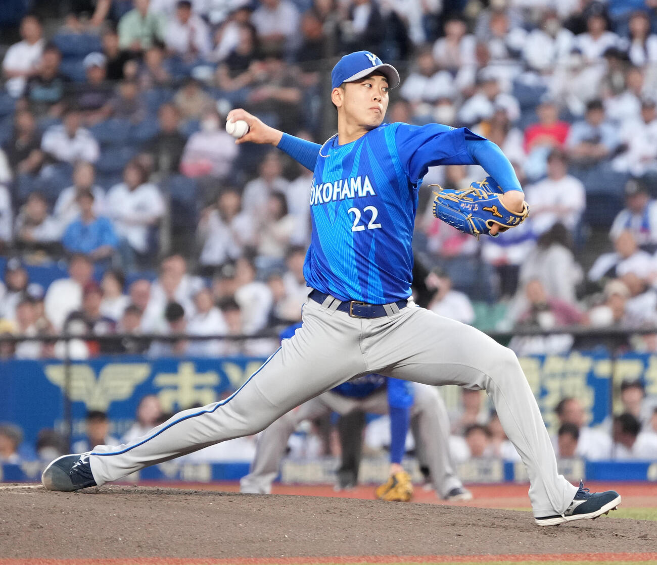 ロッテ対DeNA DeNA先発の入江大生（撮影・小沢裕）　