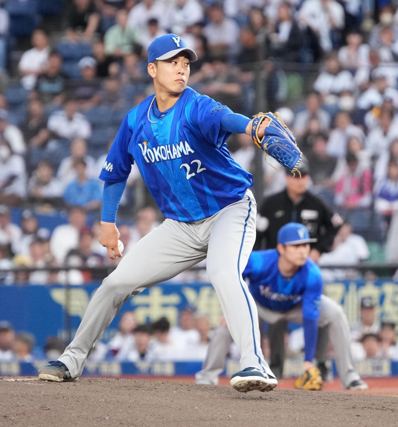 ロッテ対DeNA DeNA先発の入江大生（撮影・小沢裕）
