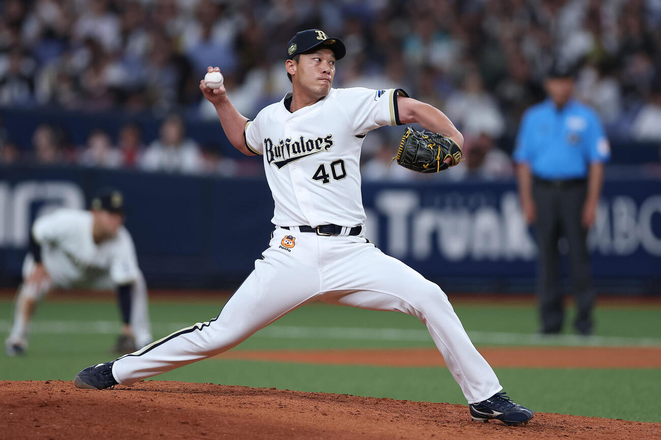 オリックス対阪神　オリックス4番手の吉田輝星（撮影・前田充）＝2026年6月12日