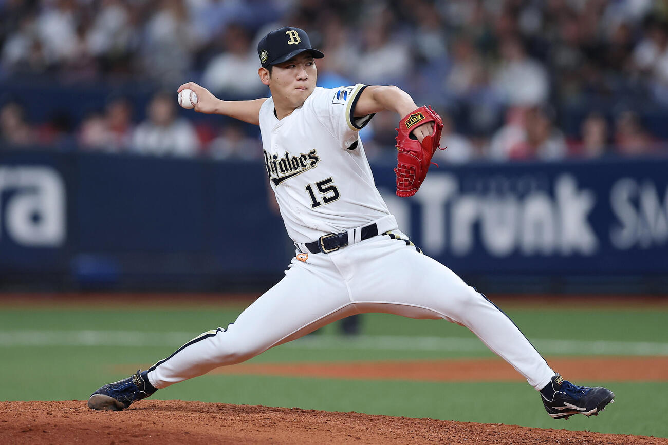 オリックス対阪神　オリックス7番手の椋木蓮（撮影・前田充）＝2026年6月12日