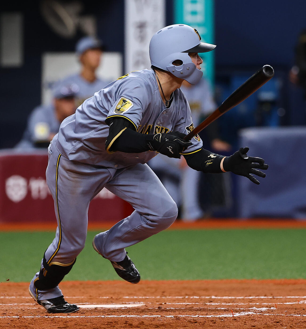 オリックス対阪神　5回表阪神1死、中野拓夢は安打を放つ（撮影・上田博志）