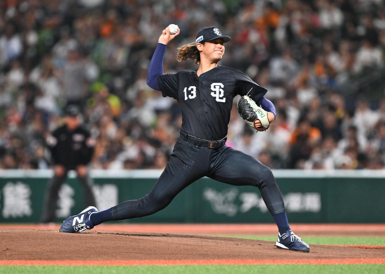 西武対巨人　西武先発の高橋光成（撮影・滝沢徹郎）