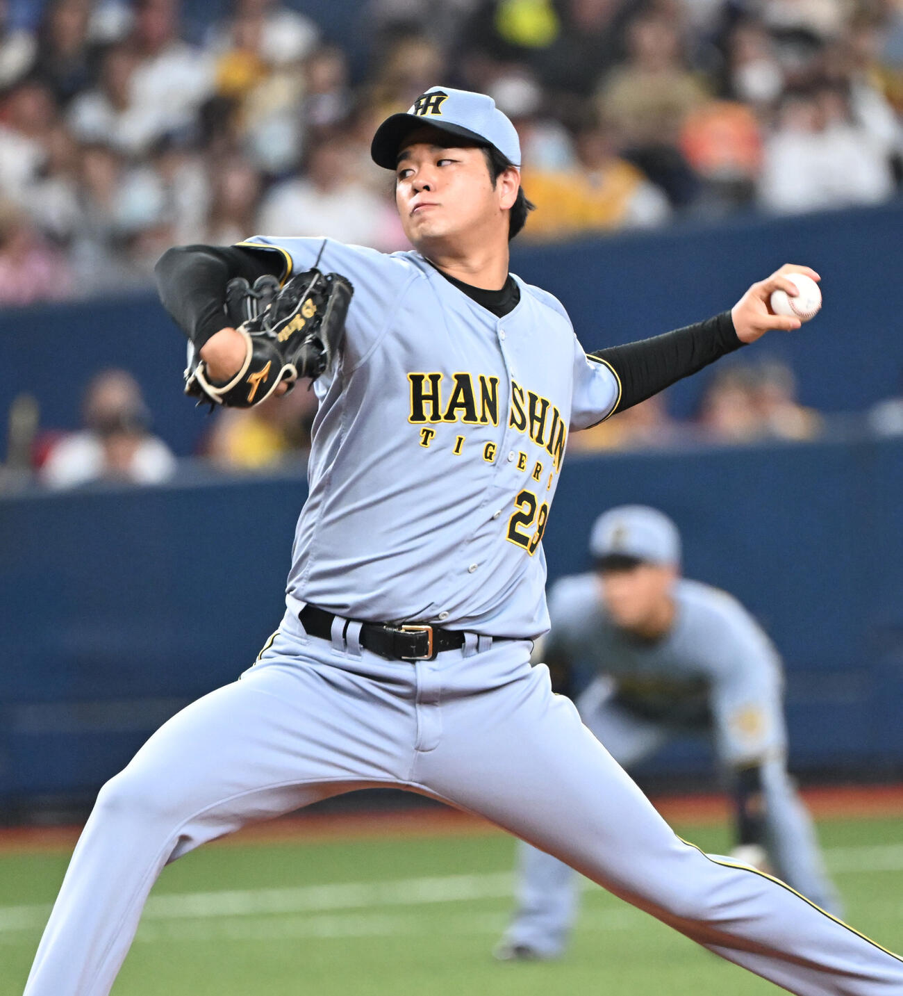 オリックス対阪神　先発する阪神高橋遥人（撮影・和賀正仁）